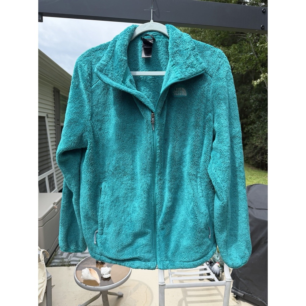 The North Face Osito 2 Womens XL Teal High Pile Fleece Full Zip Jacket.     5318